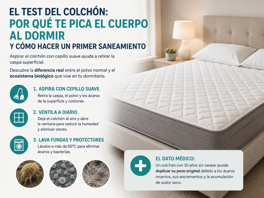 Desinfectar un colchón