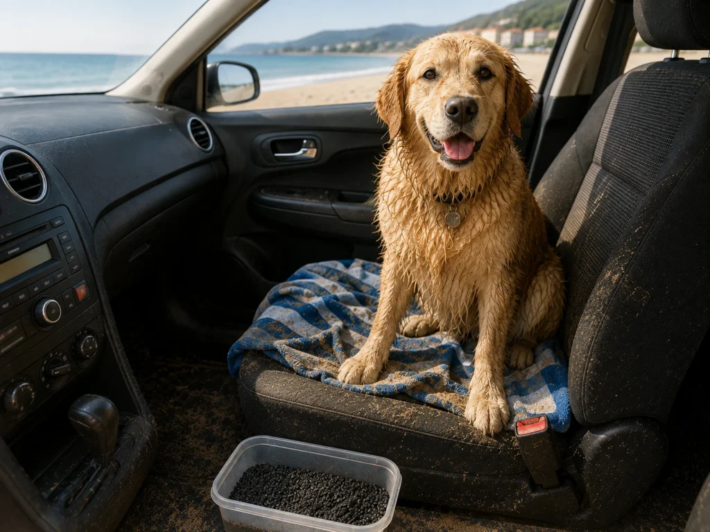 quitar olor a perro en el coche